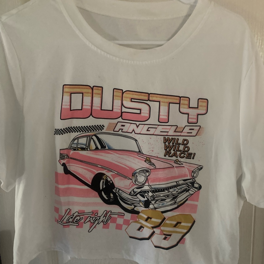 Dusty Angel Car Tshirt